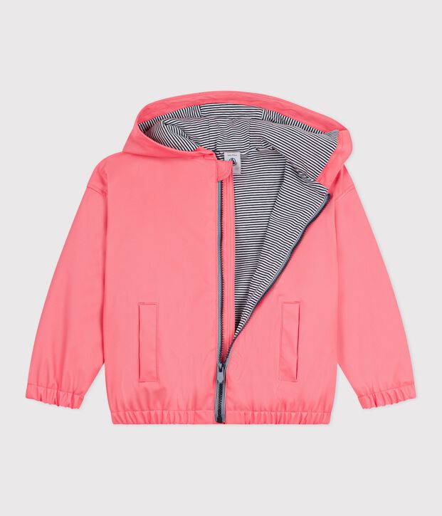 Blouson enfant uni rose