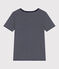 Tee-shirt Femme l'Iconique en coton rayé bleu SMOKING/blanc MARSHMALLOW