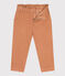 Pantalon droit en velours fin enfant fille rose SIENNA
