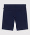 Bermuda short enfant en coton uni bleu MEDIEVAL
