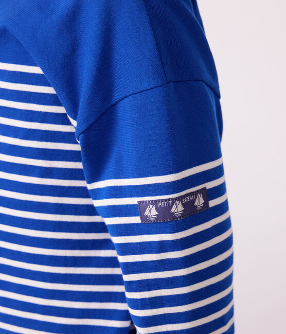 Marinière enfant en coton bleu OLYMPIC/ MILK