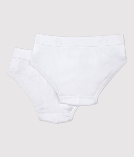 Lot de 2 slips blancs en coton petit garçon variante 1