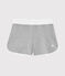 Short de sport enfant fille gris SUBWAY CHINE