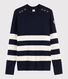 Pull marin en laine Femme
