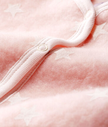 Surpyjama Bebe Fille En Polaire Minois Marshmallow Petit Bateau