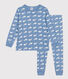 Pyjama en coton imprimé baleine enfant