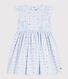 Robe enfant sans manche en coton