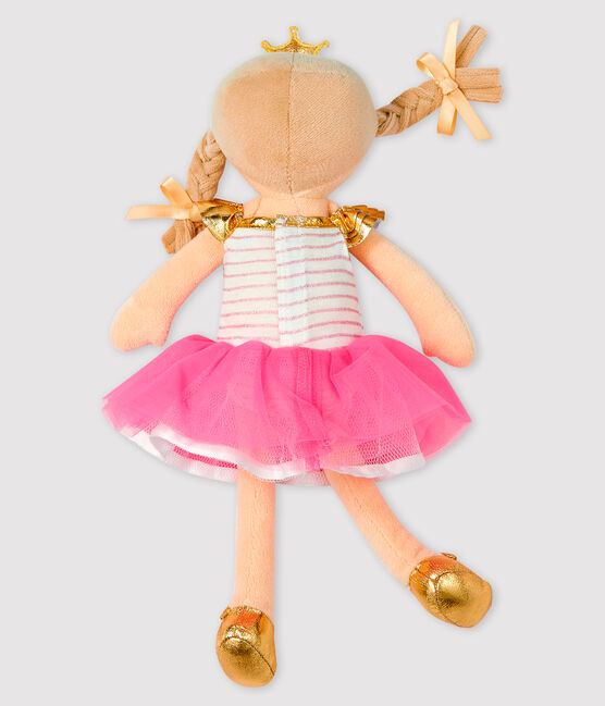 Poupée danseuse petite fille rose FLEUR/blanc MULTICO
