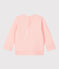 Sweat en molleton bébé. rose MINOIS