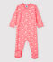 Dors-bien fleurs de cerisier bébé fille en coton rose GRETEL/blanc MULTICO