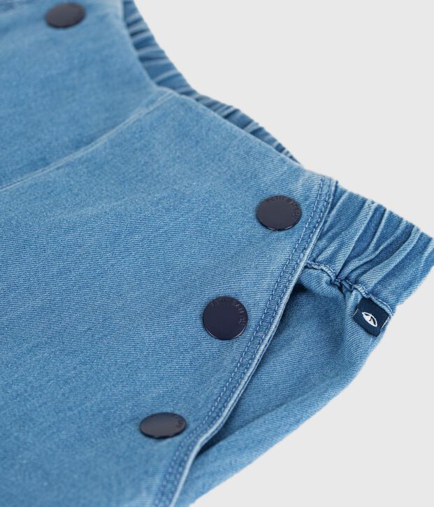 Pantalon enfant en denim bleu
