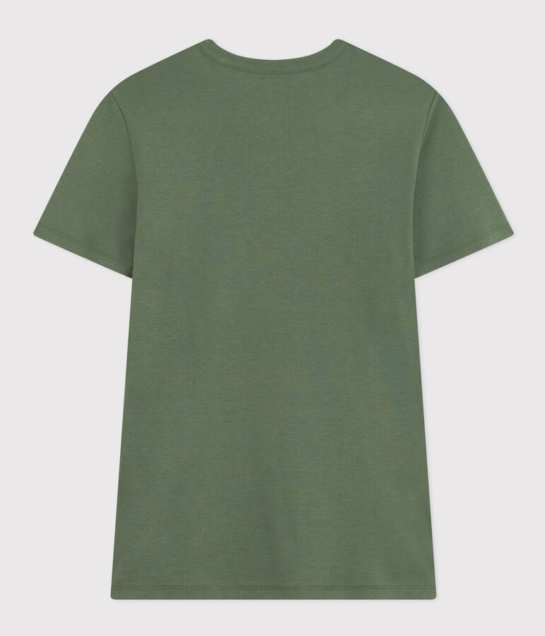 Tee-shirt L'ICONIQUE col rond en coton Femme vert