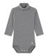 Body bébé mixte à col roulé rayé milleraies