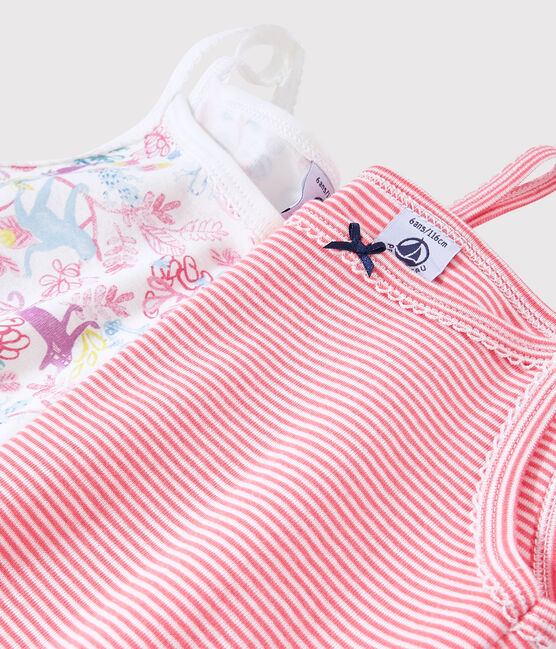 Lot de 2 chemises à bretelles jungle petite fille variante 1