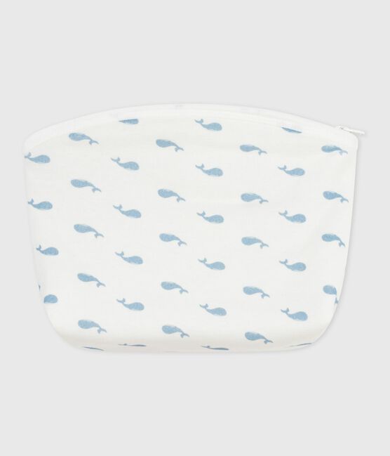 Pochette bébé en coton imprimé Paris blanc MARSHMALLOW/blanc MULTICO