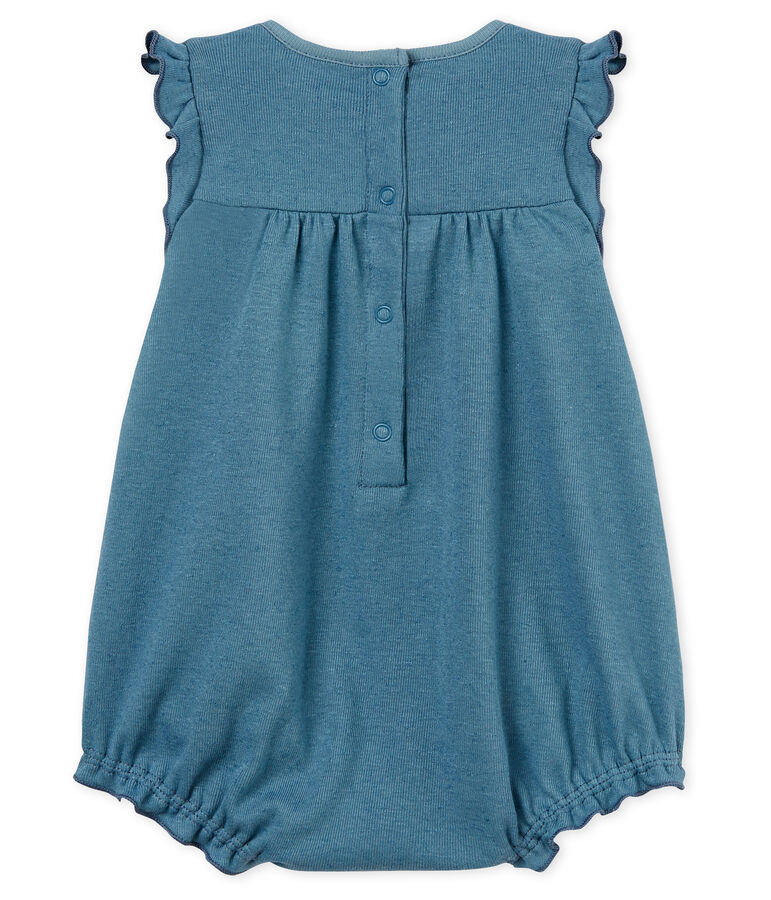 Combicourt b&eacute;b&eacute; fille en coton et lin FONTAINE