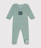 Pyjama en velours bébé vert PAUL