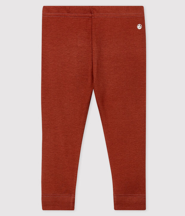 Legging en coton b&eacute;b&eacute; orange