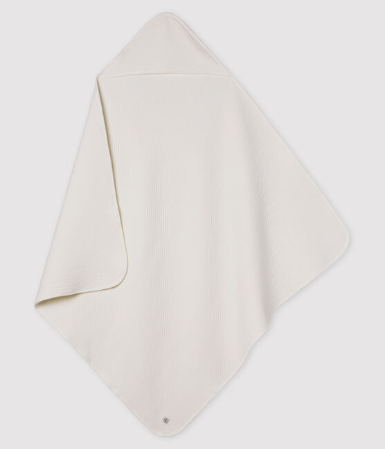 Couverture bébé en tubique blanc MARSHMALLOW