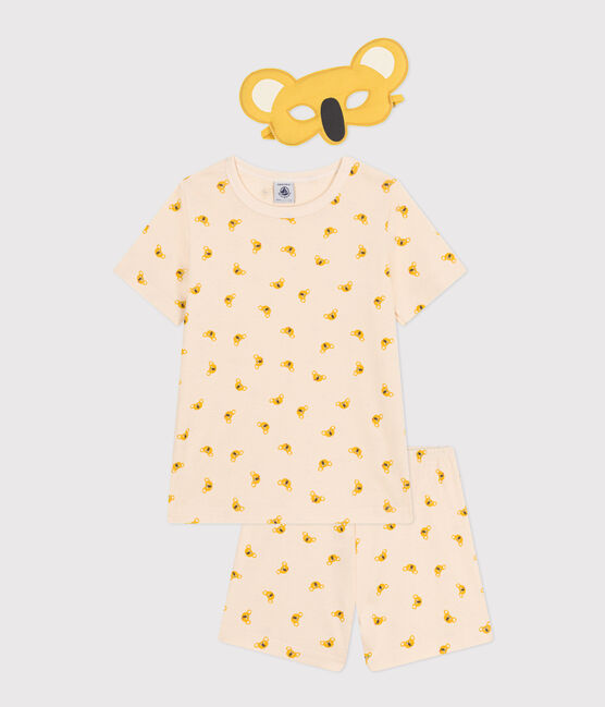 Pyjama short déguisement koala en coton enfant blanc AVALANCHE/ MULTICO
