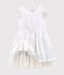 Robe de cérémonie enfant fille blanc ECUME