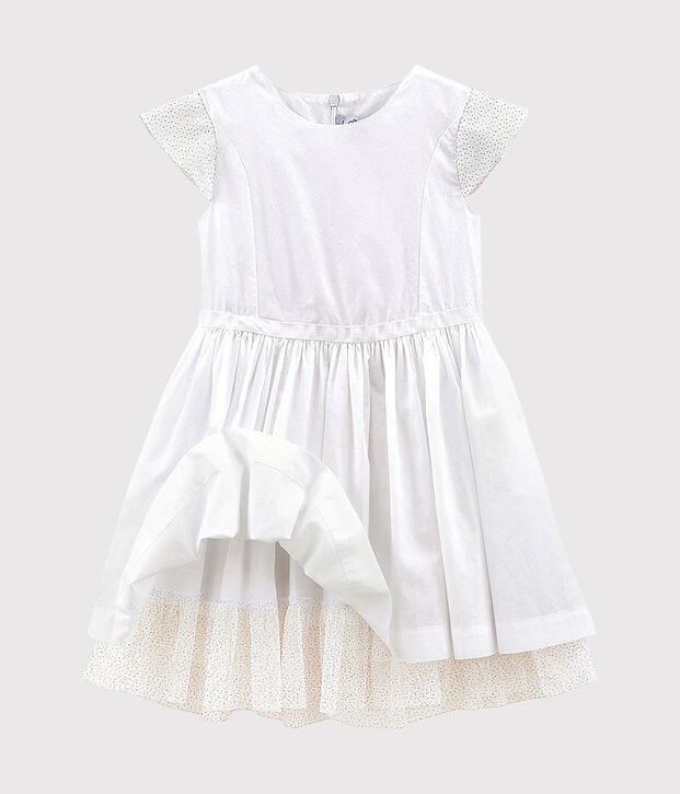 Robe de c&eacute;r&eacute;monie enfant fille blanc