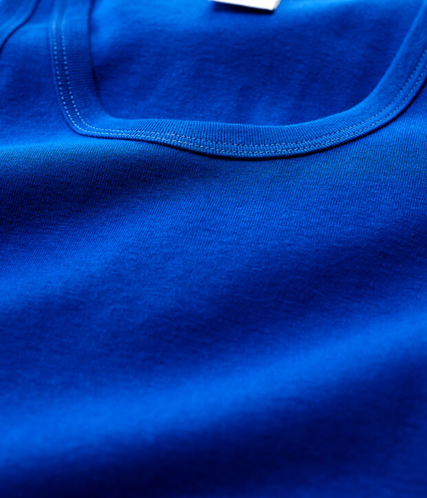 D&eacute;bardeur iconique en coton Femme bleu