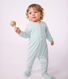 Pyjama b&eacute;b&eacute; en coton &agrave; rayures milleraies