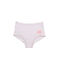 Boxer fille rayé milleraies rose VIENNE/blanc ECUME