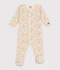 Pyjama bébé en coton imprimé fleuri