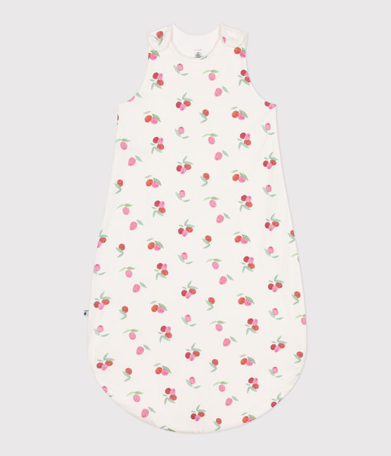 Gigoteuse bébé en coton fleuri TOG 0.5 blanc MARSHMALLOW/blanc MULTICO