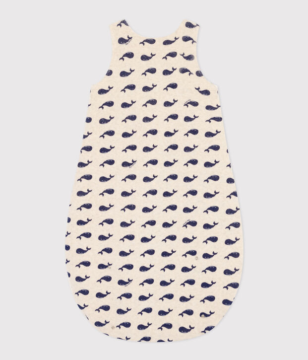 Gigoteuse baleine b&eacute;b&eacute; en velours TOG 3 beige/bleu