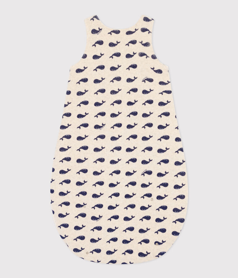 Gigoteuse baleine b&eacute;b&eacute; en velours TOG 3 beige MONTELIMAR/bleu MEDIEVAL