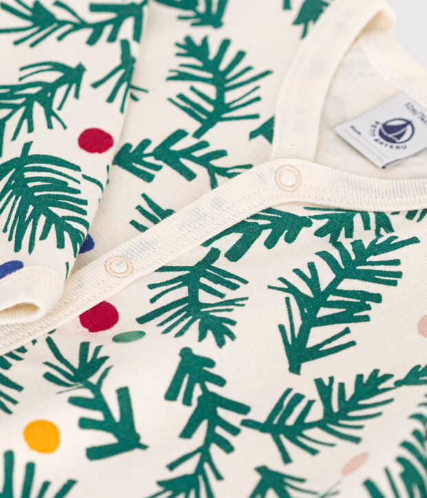 Pyjama sans pieds imprim&eacute; en coton b&eacute;b&eacute; rouge/rouge