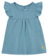 Blouse manches courtes bébé fille en coton/lin