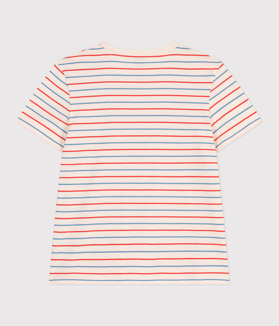 Tee-shirt Femme Le Droit en coton rayé blanc AVALANCHE/ MULTICO