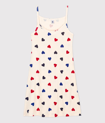 Robe à bretelles en coton Femme