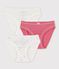 Lot de 3 culottes petite fille en coton variante 1