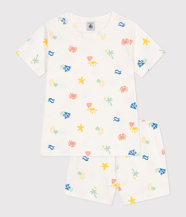 Pyjama short enfant en coton imprimé