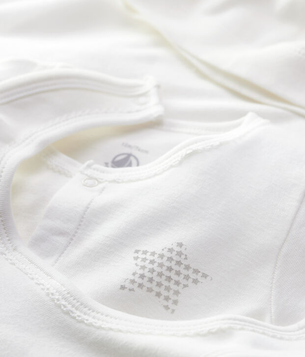 Lot 4 pi&egrave;ces b&eacute;b&eacute; en coton biologique multicouleur