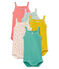 Lot de 5 bodies à bretelles bébé fille variante 1