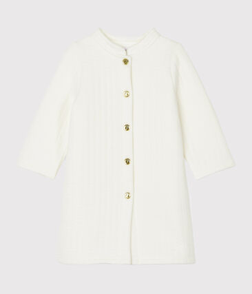 PETIT BATEAU - Manteau bébé fille en tubique matelassé