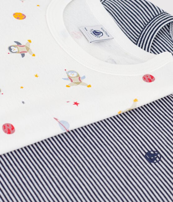 Lot de pyjamas shorts enfant en coton imprimé variante 1