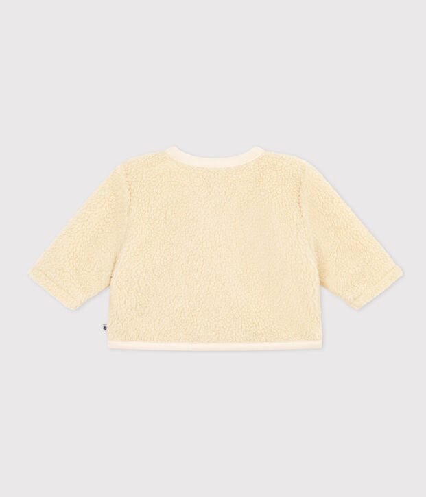 Veste en sherpa b&eacute;b&eacute; &eacute;cru