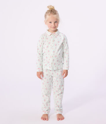 Pyjama boutonné enfant en coton imprimé