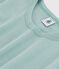 Tee Shirt manches courtes en coton vert PAUL