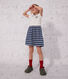 Robe manches courtes en coton enfant fille
