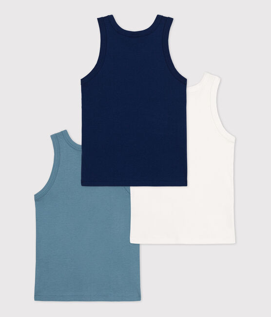 Lot de 3 débardeurs petit garçon en coton variante 1