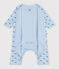 Bodyjama bébé en coton sans pieds baleine bleu TOUDOU/ ALASKA