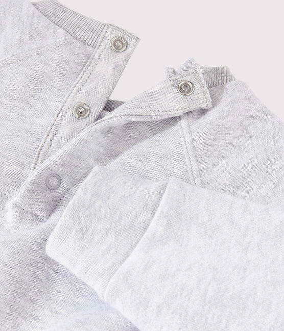 Sweatshirt manches longues bébé garçon gris BELUGA CHINE